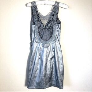Jessica McClintock Mini Dress Womens XS Vintage 90s Party Glam Cocktail Fairy